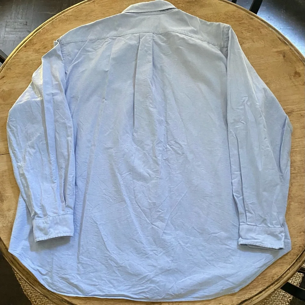 Polo RL Classic Fit Men’s Big &‎ Tall Sz 2XB Blue Cotton Long Sleeve Button Down
